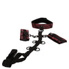 Scandal Collar Body Restraint - Black/Red