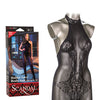 Scandal Plus Sie Halter Lace Body Suit - Black