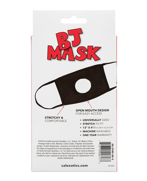 Foreplay Accessories BJ 69 Open Mouth Mask - Black