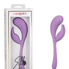 Elle Liquid Silicone Dual Flicker - Purple