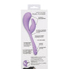 Elle Liquid Silicone Dual Flicker - Purple