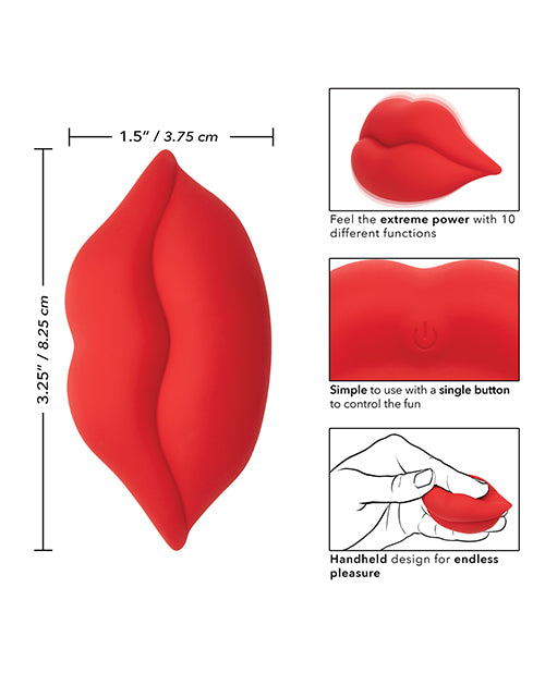 Naughty Bits MUAH Mini Vibrator - Red