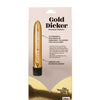Naughty Bits Gold Dicker Personal Vibrator - Gold
