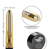 Naughty Bits Gold Dicker Personal Vibrator - Gold
