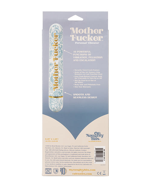 Naughty Bits Mother Fucker Personal Vibrator - Blue