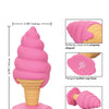 Naughty Bits Yum Bum Ice Cream Cone Butt Plug - Pink