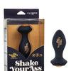 Naughty Bits Shake Your Ass Petite Vibrating Butt Plug - Black