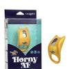 Naughty Bits Horny AF Vibrating Cock Ring - Gold