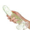 Naughty Bits I Leaf Dick Glow In The Dark Weed Leaf Dildo