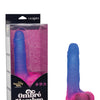 Naughty Bits Ombré Hombre Vibrating Dildo - Multi Color