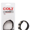 COLT Leather C/B Strap 5 Snap Fastener - Black