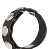 COLT Leather C/B Strap 5 Snap Fastener - Black