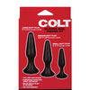 COLT Silicone Anal Trainer Kit - Black