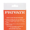 Private Suction Base Accessory - Black