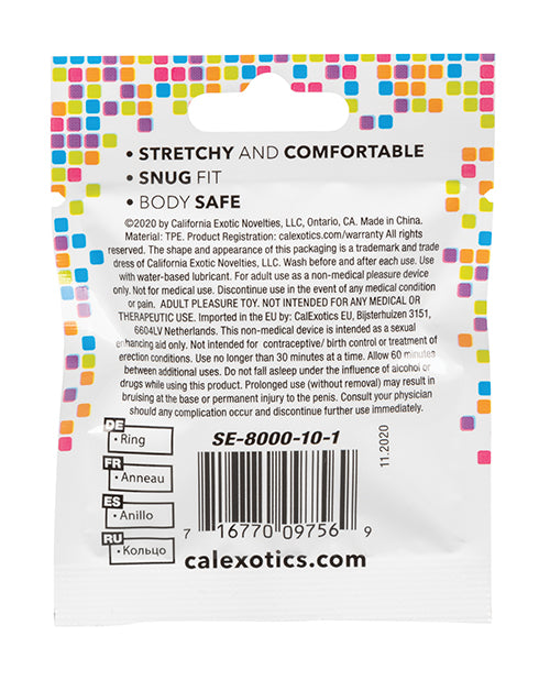 Foil Pack Ring - Pack of 24 Smoke