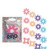 Foil Pack Textured Ring - Pack of 24 Multi Color