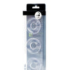 Sport Fucker Chubby Cockring Pack of 3 - Clear