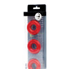 Sport Fucker Chubby Cockring Pack of 3 - Red
