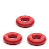 Sport Fucker Chubby Cockring Pack of 3 - Red