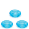 Sport Fucker Chubby Cockring Pack of 3 - Ice Blue