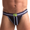 Sport Fucker Jersey Jock - L Black/Black