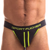 Sport Fucker Jersey Jock - L Black/Green