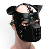 665 Bondage Pup Hood - O/S Black