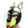 665 Playful Pup Hood - O/S Black/Yellow