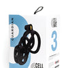 Sport Fucker Cellmate Guardian Chastity Cage - Size 3 Black