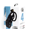 Sport Fucker Cellmate Guardian Chastity Cage - Size 4 Black
