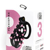 Sport Fucker Cellmate FlexiSpike Chastity Cage - Size 3 Black/Pink