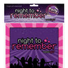Night to Remember Standard 6.5" Napkins - Purlpe Pack of 10 by sassigirl