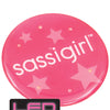 Night to Remember Sassi Button by sassigirl - Pink
