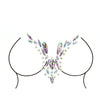 Shots Bliss Dazzling V Cleavage Bling Sticker O/S