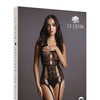 Shots Le Desir Lace Suspender Bodystocking Black O/S