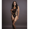 Shots Le Desir Fence Suspender Bodystocking Black O/S