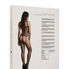 Shots Le Desir Fence Suspender Bodystocking Black O/S