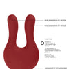 Shots Elegance Exceptional Clitoral Stimulator - 10 Function Red