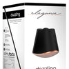 Shots Elegance Dazzling Rotating Clitoral Stimulator - 10 Speeds Black