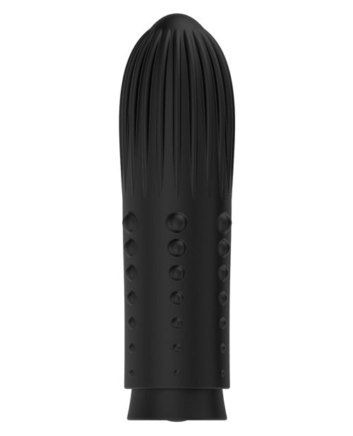 Shots Elegance Lush Rechargeable Bullet - 10 Funtion Black
