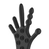 Shots Fistit Silicone Stimulation Glove - Black