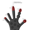 Shots Fistit Silicone Stimulation Glove - Black