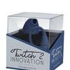 Shots Twitch 2 Vibrator w/Remote Control Vibrating Egg - Blue Grey