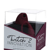 Shots Twitch 2 Vibrator w/Remote Control Vibrating Egg - Burgundy