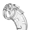 Shots Man Cage Chastity 3.5" Cock Cage Model 1 - Clear