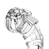 Shots Man Cage Chastity 3.5" Cock Cage Model 2 - Clear