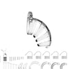 Shots Man Cage Chastity 3.5" Cock Cage Model 2 - Clear