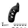Shots Man Cage Chastity 4.5" Cock Cage Model 21 - Black