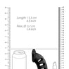 Shots Man Cage Chastity 4.5" Cock Cage Model 21 - Black