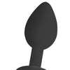 Shots Ouch Regular Diamond Buttplug - Black